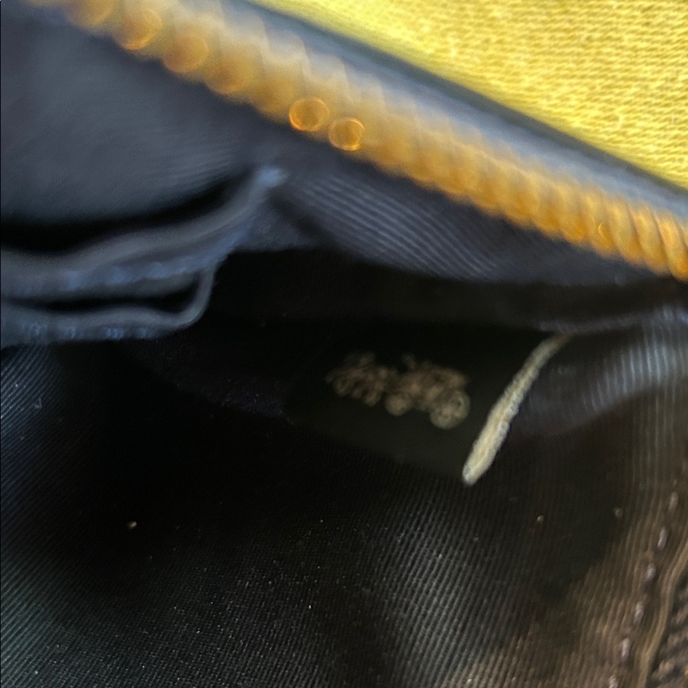 Coach Corner Zip Wristlet in Dark Navy Crossgrain Leather - Picture 6 of 6